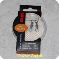 022677149035 - Rapala Ball Bearing with solid ring - Str. 4 - 2 stk - Styrke: 50 kg - RTT2104