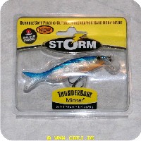 039984081873 - Thundercore Minner - Blue Glimmer - 8 cm - 8 gram - Slank fiskeimitation