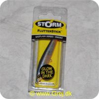 039984109911 - Flutterstick Madflash - synkende - 7cm/7g - Molten Steel Glow