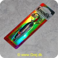 049762629418 - Luhr-Jensen Krocodile holografisk - 20 g - Blå /sølv Reflex