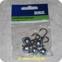 4029569317738 - Zebco blyfri Jighoveder - 10 gram - Krogstørrelse 3/0 - 5 stk