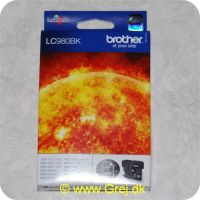 4977766659567 - Brother - LC980BK - Sort Blæk Patron