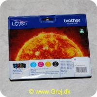 5014047561030 - 3 farver samt sort blæk til Brother printer