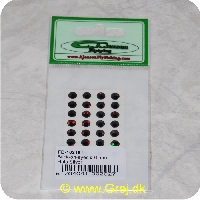 5704041002027 - Stick On Eyes  6mm     Holo Silver