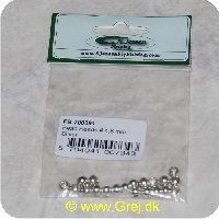 5704041007343 - Bead Heads - 4,8mm - Silver