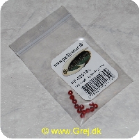 5704041014709 - Hot Heads perler til øjne - 4,0mm - Fluo. Rød - ca. 15 stk