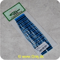 5704041018103 - Black Barred Crazy Legs - Blå - Silikone ben der giver enormt liv til fluen