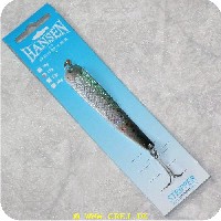 5706301665959 - Hansen Stripper 17g - 8.5 cm - Gul/grøn med sølvnister