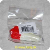 5707614663762 - Sildesynk 60 gram - Blyfri - Rød/Hvid - Gummi coated