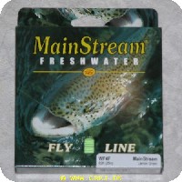 730884207416 - Rio Mainstream - Freshwater - Weight Forward 4 Floating - Lemon Green - 25 m.