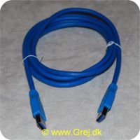 7340004654575 - USB3 Kabel A til A - 2m