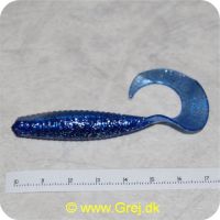 JIG80KBHG - Jig haler - En livlig Jig Hale. Halerne er 80 mm - Farve:Klar Blå/Hvid m/Glimmer