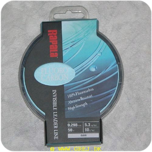 022677104713 - Fluor Carbon 0.298 mm line - 50 m. - Kendt som "Usynlig line"