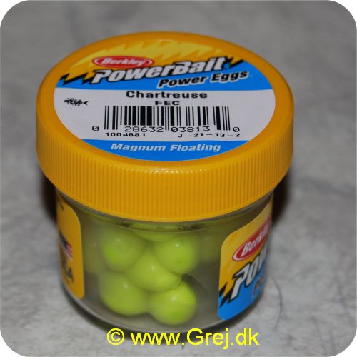 028632038130 - PowerBait - Chartreuse - Power Eggs - Magnum Floating - Art. no.: 1004881
Billedet nr.2 er taget med UV-lygte.