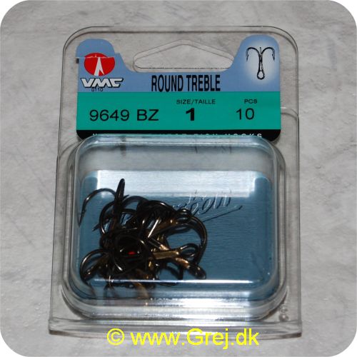 3359226638496 - Allround trekrog til spinne, mede og fluefiskeri - Str. 1 - Model: 9649 BZ - Bruneret