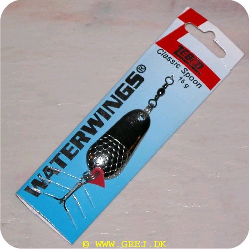 4029569312627 - ZEBCO Classic Spoon Ske-blink på 16 gram i Sølv farve