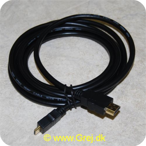 4040849319334 - HDMI til Mini HDMI på 3m i sort