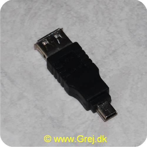 4040849509704 - USB 2.0 til miniUSB adapter