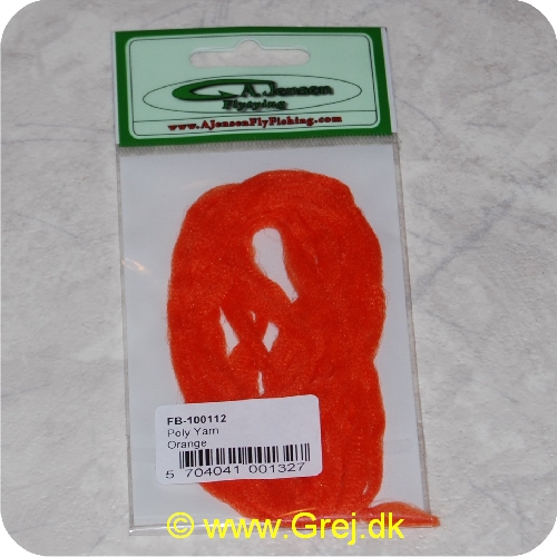 5704041001327 - Poly Yarn    Orange
