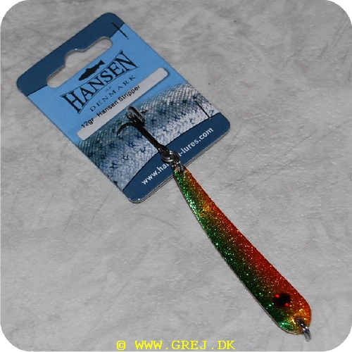 5706301218377 - Hansen Stripper 12 gram - Grøn/gylden nistret