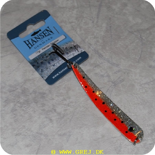 5706301665928 - Stripper 17 gram<LI>Reflekterende Rød/sølv med sorte prikker