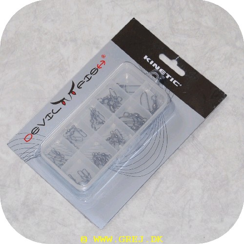 5707549230718 - Kinetic Devilfish Multi Pak. Svivler. Pakke med 10 forskellige