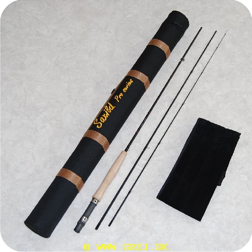 76-4-3D - Saxild Pro Series fluestang 7.6 fod # 4 - tredelt - I transportrør Transportlængde: 85 cm
