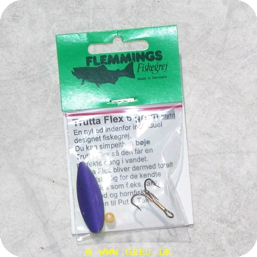 8507 - Trutta Flex - 6 gram - Pink/Grøn<BR>Denne farvekombination produceres ikke mere så det er efter først til mølle princippet.<BR>Du kan simpelthen BøJE Trutta Flex så den får den perfekte gang i vandet.<BR>Trutta Flex bliver dermed totalt uimodståelig for de kendte sportsfisk som f.eks. laks. havørred og hornfisk.<BR>Suveræn til Put & Take.