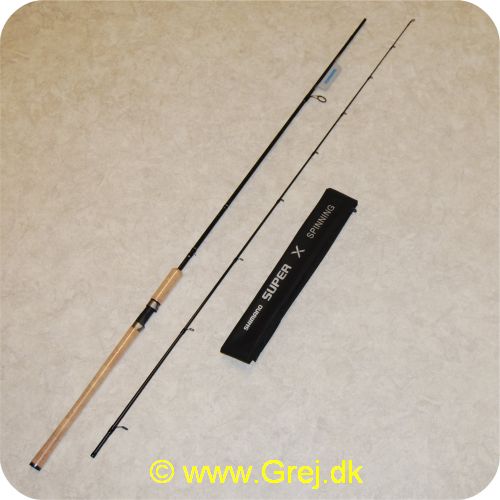 8717009784696 - Shimano Super X Spinnestang 9 fod - kastevægt: 7-23 gram - 2 delt - I stofpose - Transportlængde: 142 cm