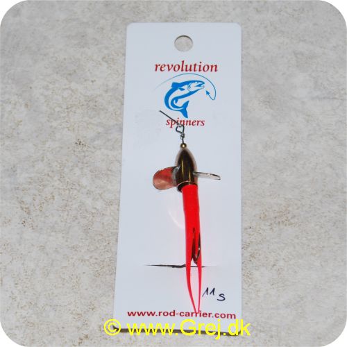 DEV11LI - Devon Kondomspinner med propel 11 gram - Messing propel - Lilla hale