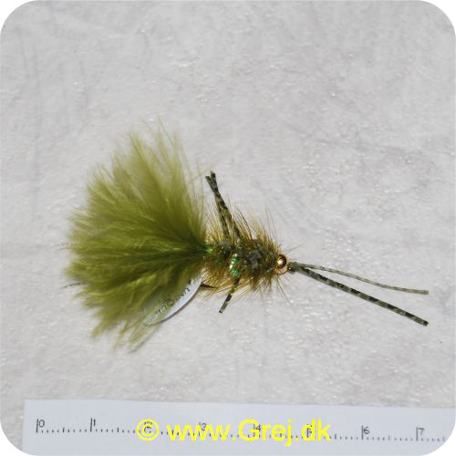FL54010 - GB Crystal Bugger Rubber Leg - Krogstr. 8 - Oliven