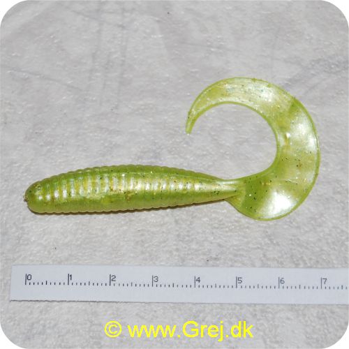 JIG75MGG - Jig haler - En livlig Jig Hale. Halerne er 75 mm - Farve : Mintgrøn m/Glimmer