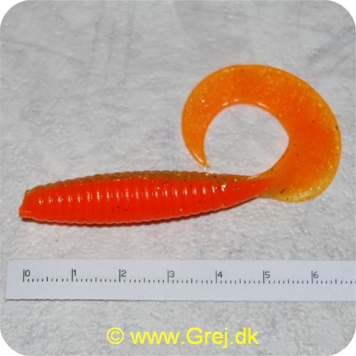 JIG75OG - Jig haler - En livlig Jig Hale. Halerne er 75 mm - Farve : Orange m/Glimmer
