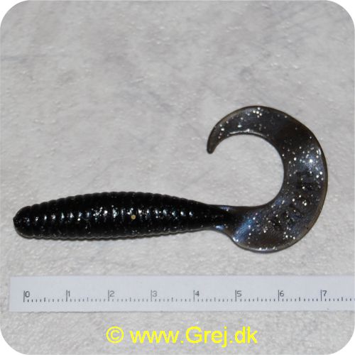 JIG75SBG - Jig haler - En livlig Jig Hale. Halerne er 75 mm - Farve : Sort/Blå m/Glimmer